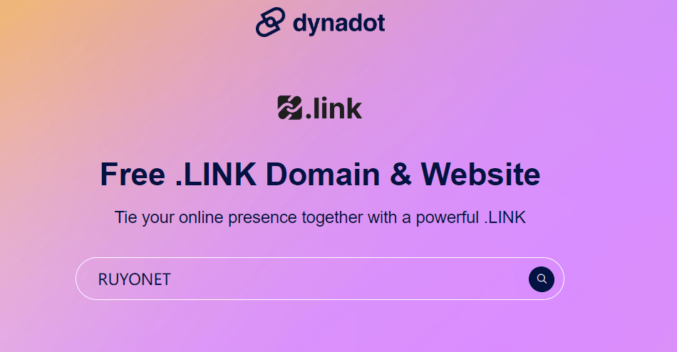 【优选源码】dynadot免费注册一个 .link域名，有效期一年